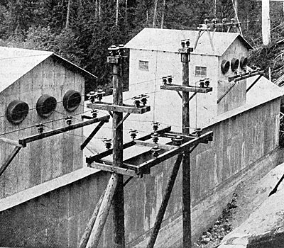 FIG. 20. � TRANSMISSION LINE AT POWER HOUSE.