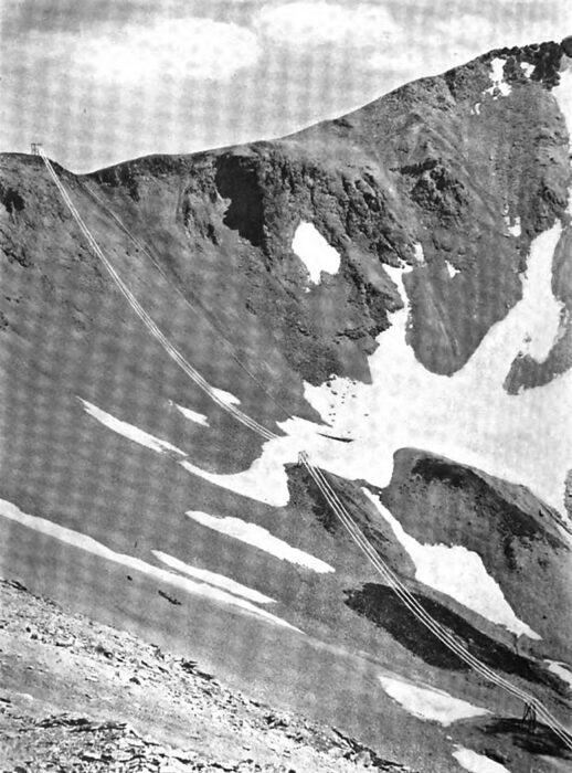 A LONG SPAN AT RED MOUNTAIN DIVIDE