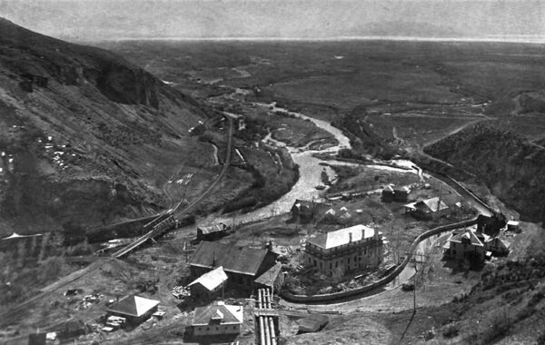 A VIEW OF OLMSTED LOOKING TOWARD UTAH LAKE