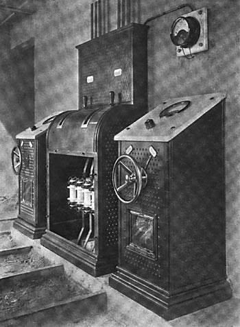 THE SWITCH GEAR IN THE SUB-STATION