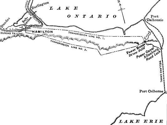 Fig 1 -  MAP OF WORKS, LINES, ETC.