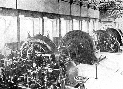 Fig 4 -  INTERIOR OF DE CEW FALLS POWER HOUSE.