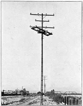 FIGURE 12. STEEL POLES IN SOUTHERN CALIFORNIA