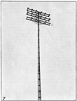 FIGURE 7. STEEL POLES IN SOUTHERN CALIFORNIA