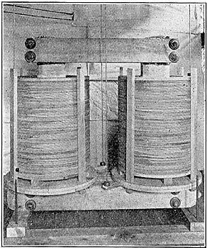 HIGH-TENSION TESTING TRANSFORMER.