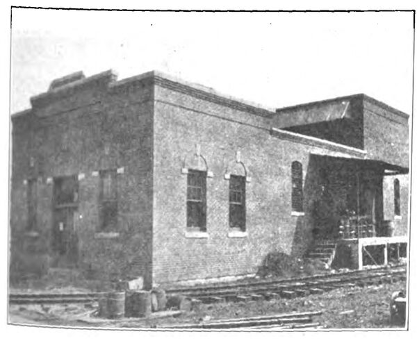 Fig. 3. � EXTERIOR OF DANVERS SUB-STATION, FREIGHT HOUSE AND WAITING ROOM