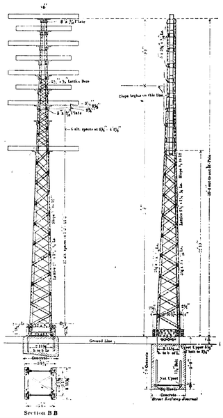 FIG. 11. � 39-FT. 4-IN. STEEL POLE FOR STRAIGHT-LINE AND CURVE CONSTRUCTION