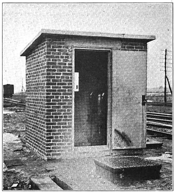 FIG. 3. � VIEW OF PUMP HOUSE ON MAIN CONDUIT LINE, NEAR LONG ISLAND CITY