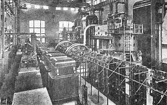 FIG. 1. � VIEW OF INTERIOR OF WESTVILLE POWER STATION.