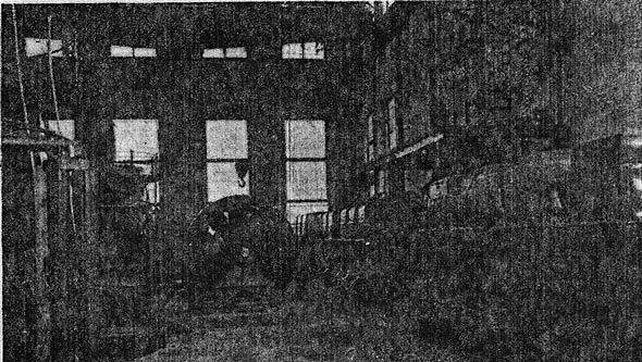 FIG. 2. � TRANSFORMERS, LIGHTNING ARRESTERS, ETC., WESTVILLE POWER HOUSE.