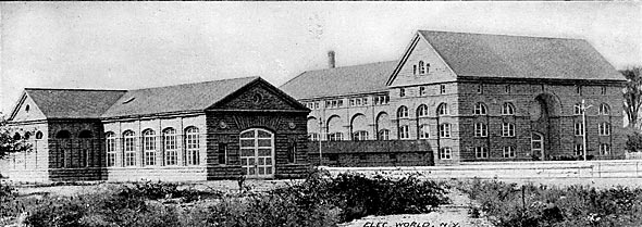 EXTERIOR OF THE NIAGARA FALLS POWER COMPANY