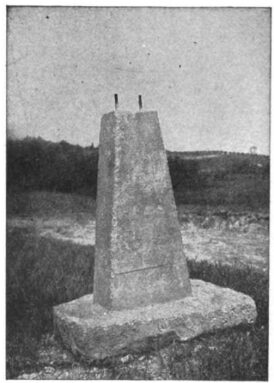 FIG. 18 � Tower foundation dug up for purpose of relocation