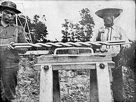 FIG. 23 � The making of a joint (3), joint complete