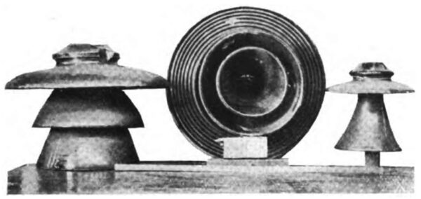 Insulators for Exceptional Service -- 9 and 16 Inch Porcelain Insulators.