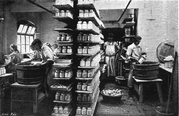 FIG. 8. � THE DIPPING OR GLAZING ROOM.