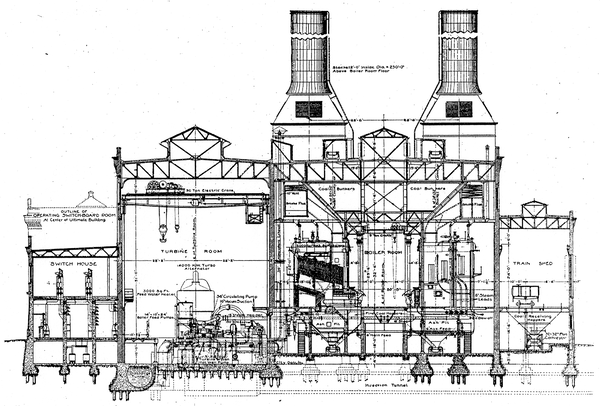 CROSS-SECTIONAL ELEVATION.
