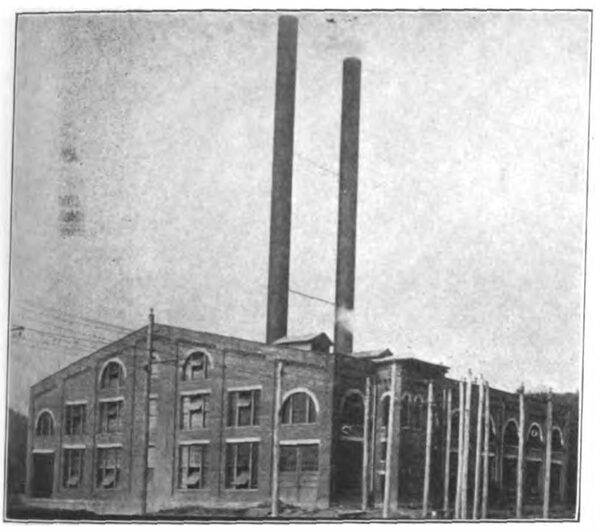Pittsburg 1200-Volt Line � Exterior of Power House at Harmony Junction