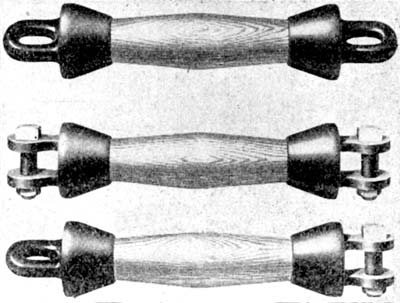 WESTINGHOUSE WOOD STRAIN INSULATORS.