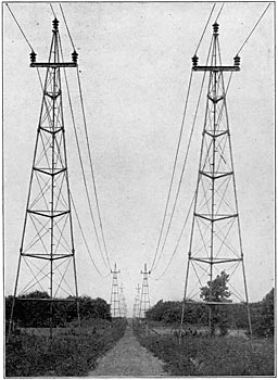 FIG. 2. - 55-ft. tripod pipe tower