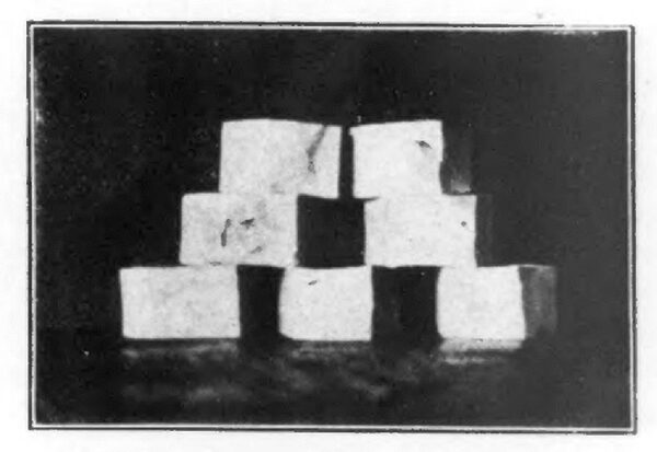 FIG. 2 -- FLAWS IN PORCELAIN.