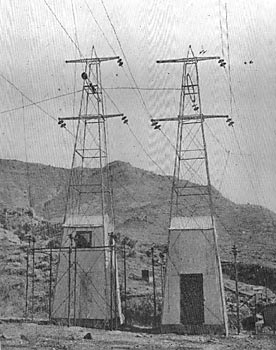 Fig. 4. � Lightning Arrester Houses in Base of Transmission Towers.