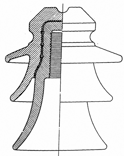 Fig. 1. Delta bell for 40,000 volt operating voltage.