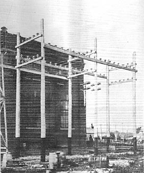 Fig. 2 � 110,000-Volt Substation at Berlin, Ont., Can. � Outgoing Lines