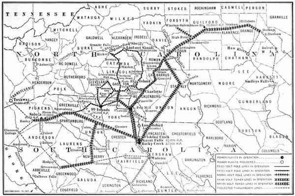 Fig. 3--Map of Transmission Lines.