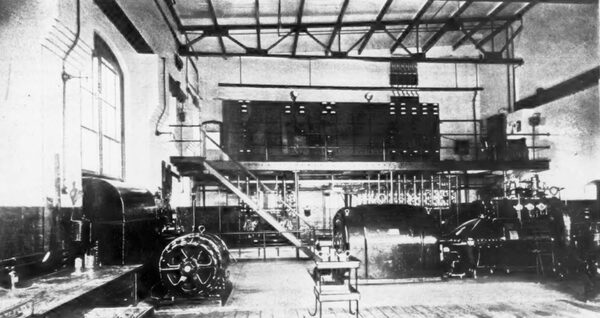 Fig.  1 � Interior  of  Easthampton  Power  Station.