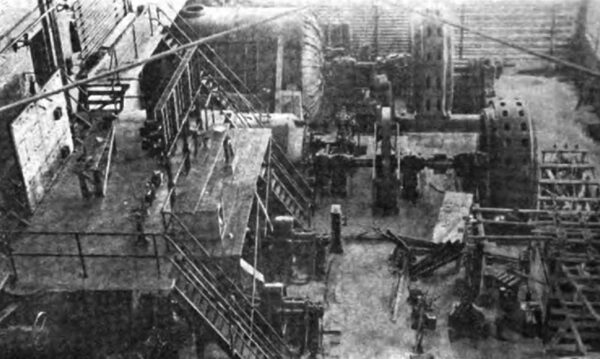 Fig. 4--Interior View of Horseshoe Falls Station During Construction.