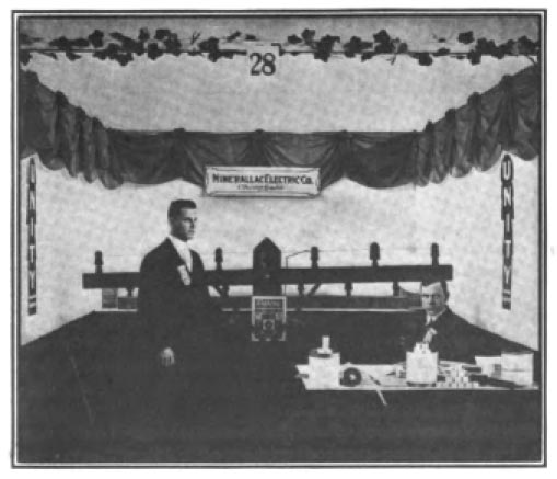 Unity Insulators Under Test at Des Moines Convention.