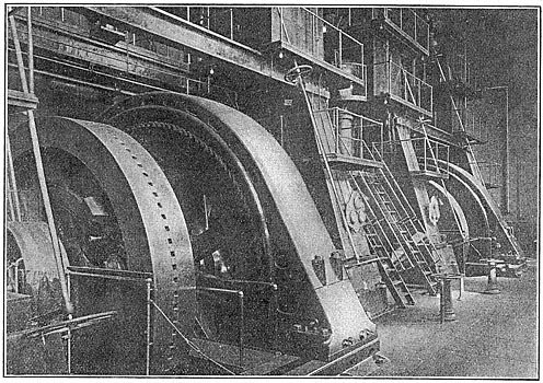 Fig. 38 - Main Units in Post Street Steam Station, Seattle.