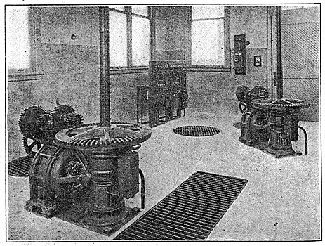 Fig. 9 - Motor-Operated Gates in House at End of Tunnel, White River Station.