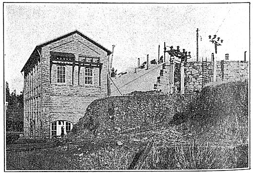 Fig. 7. � Upper Power House at Folsom.