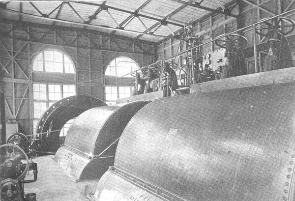 Fig. 1--Generating Room of the Nooksack Falls Station.