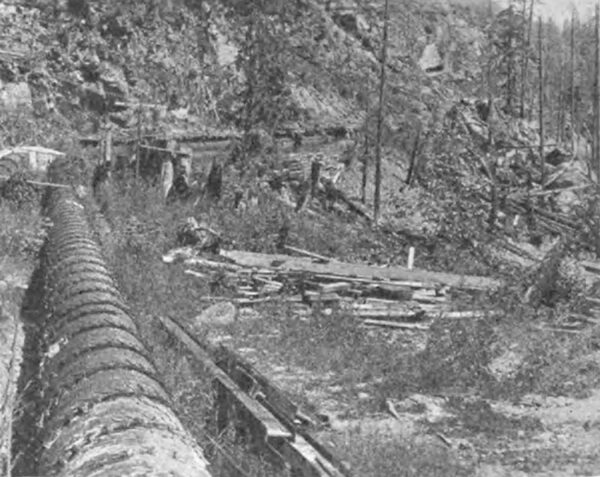 Fig. 3--Penstock Above Nooksack Station.