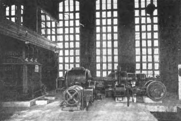 Fig. 13--Steam Turbo-Generator Set in Montreal Substation.