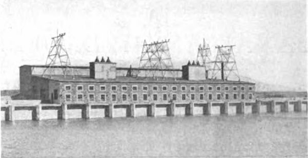 Fig. 4--View of Station at St. Timoth�e from Forebay.