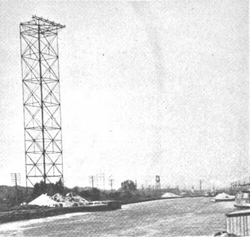 Fig. 9--Tower at Canal Crossing.