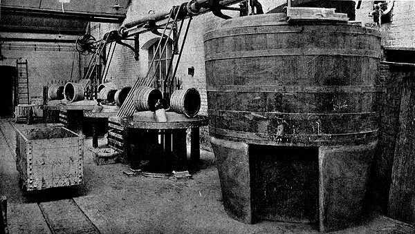 Mechanical Kneaders Working the Crude Mass.