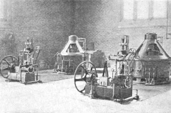 Fig. 7--Turbine-Driven Exciters in Power House No. 4.