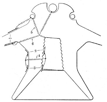 FIG. 9 - ILLUSTRATION OF ELECTROSTATIC CAPACITY OF SURFACE AND INSULATION RESISTANCE OF THE VARIOUS PARTS OF THE INSULATOR