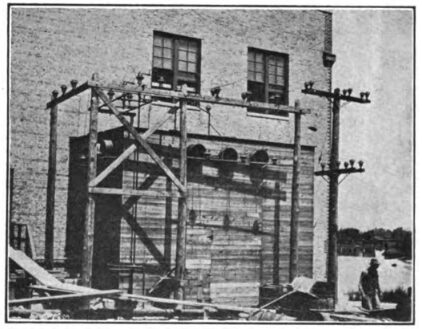 FIG. 4 � TEMPORARY TRANSFORMER INSTALLATION AT BLUE ISLAND