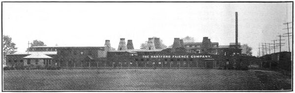 General View of Factory of Hartford Faience Company.
