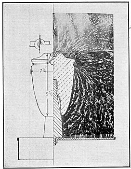 FIG. 5 � DIELECTRIC FIELD ABOUT LINE INSULATOR WITHOUT RAIN SHEDS
