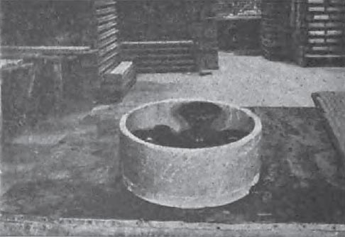 FIG. 3 � FIRED INSULATORS IN SAGGER � After drawing from kiln.