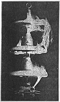 Three-Part Suspension Insulator Being Tested With 230,000 Volts.