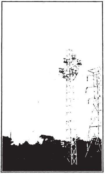 STEEL TOWERS ARE GUYED TO WITHSTAND ABNORMAL STORM CONDITIONS ON THE LINES OF THE TOKYO ELECTRIC LIGHT COMPANY.