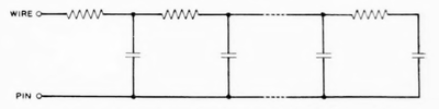Fig. 21�Electrical equivalent of an insulator for the production of (G).