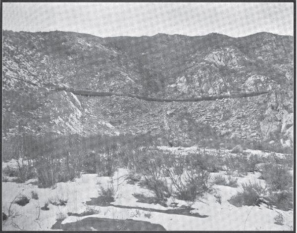 THE LONGEST FLUME ON THE WATERWAY OF SANTA ANA PLANT NO. 1